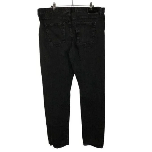 Michael Kors Grant Faded Black Classic Fit Straight Leg Jeans 36 X 32 - Picture 3 of 5